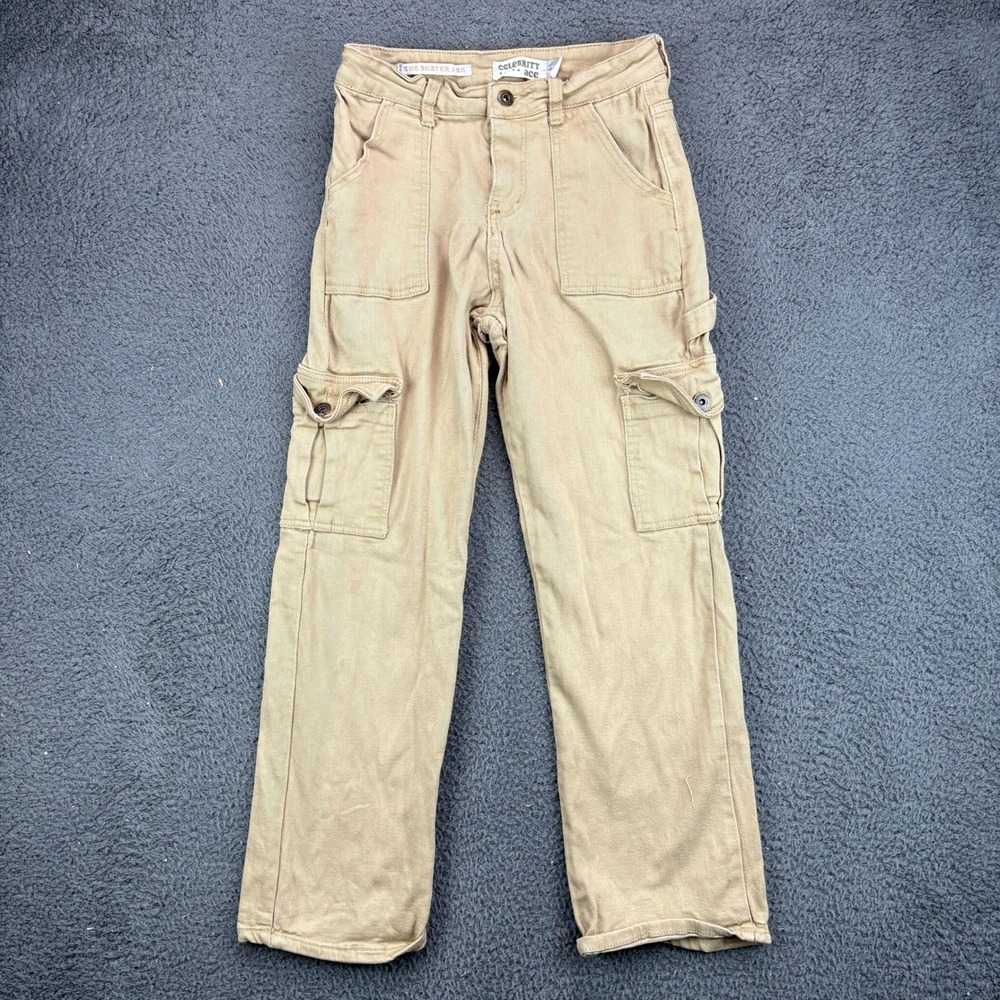 Celebrity Ace The Skater Jean Tan Khaki Cargo Carpenter Pants Womens Size‎ 5/27